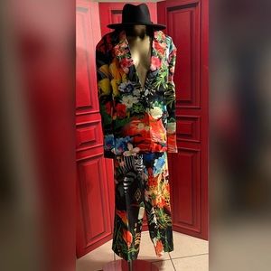 Tropical two piece Blazer